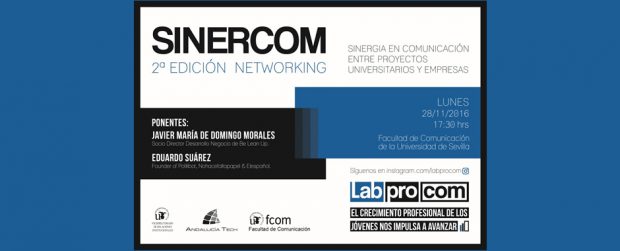Sinercom, 2ª edición. Networking de sinergia en comunicación entre proyectos universitarios y empresas